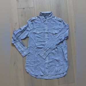 Banana Republic Business Professional Long Sleeve Button-Down Shirt Size XS